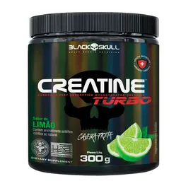 Creatina em Pó Black Skull Creatine Turbo Limão 300g