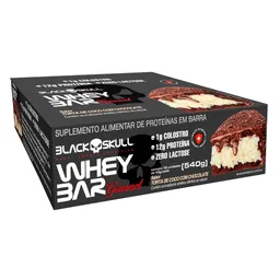 BARRA DE PROTEÍNA GOURMET C/ COLOSTRO - DISPLAY C/ 12 - DISPLAY C/12 WHEY BAR GOURMET COCO 45G