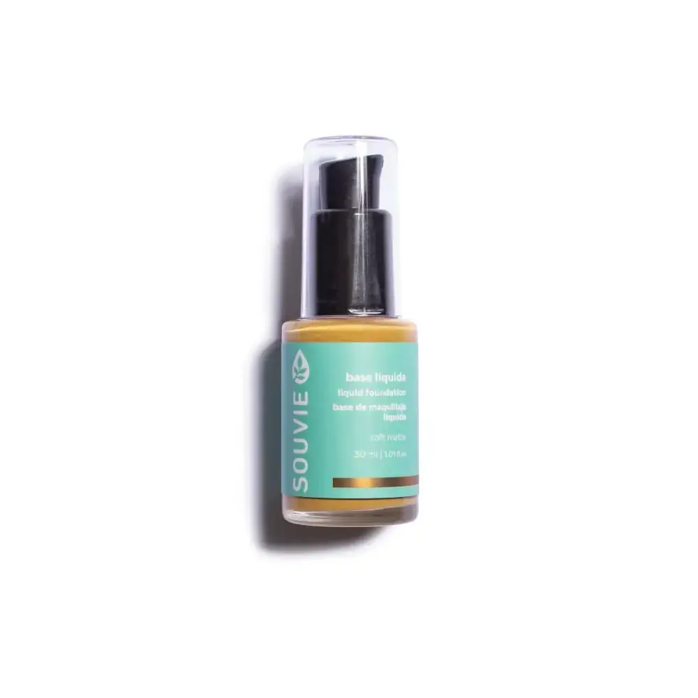 Base Líquida Facial Orgânica Soft Matte 30ml - Souvie - Noz 60