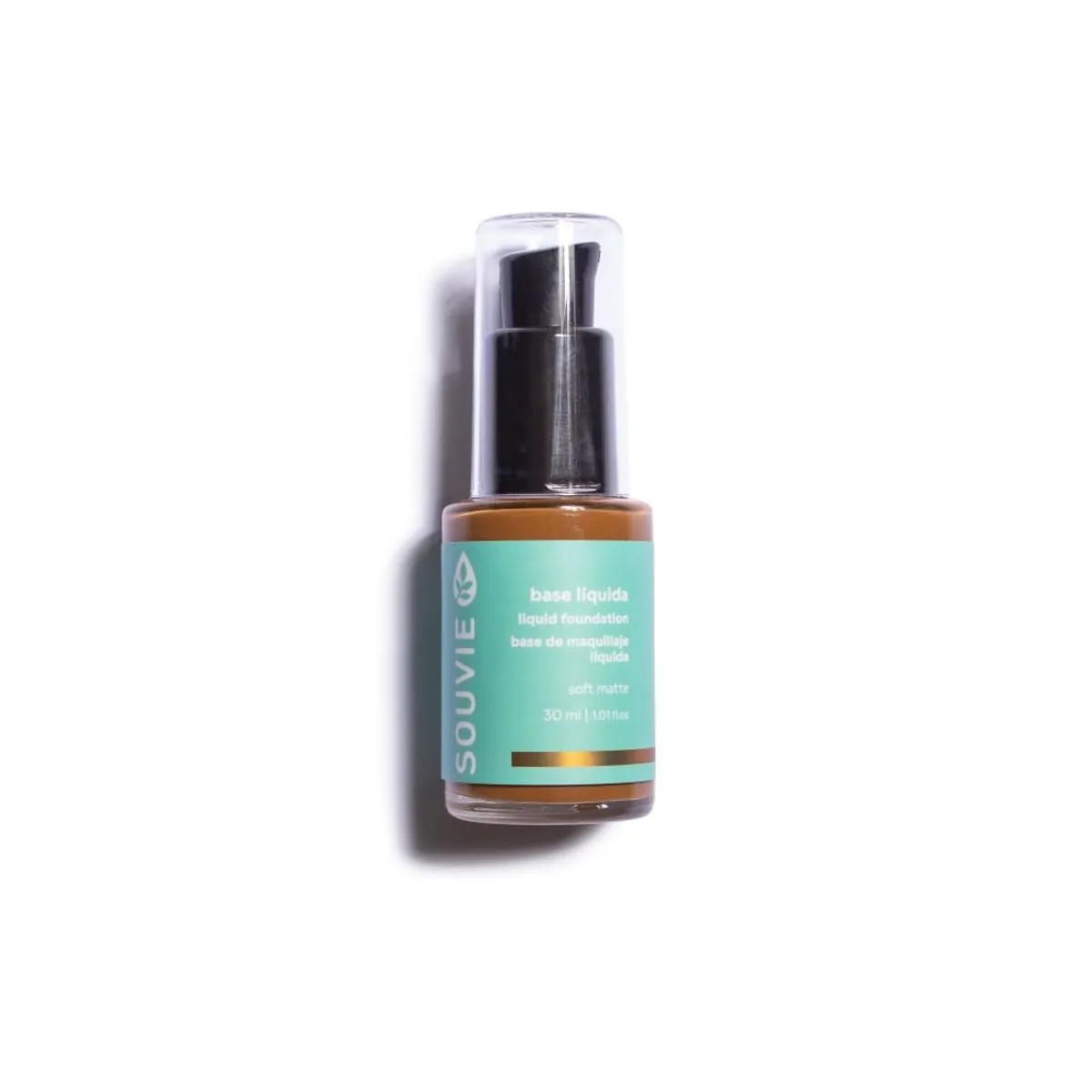 Base Líquida Facial Orgânica Soft Matte 30ml - Souvie - Cacau 80