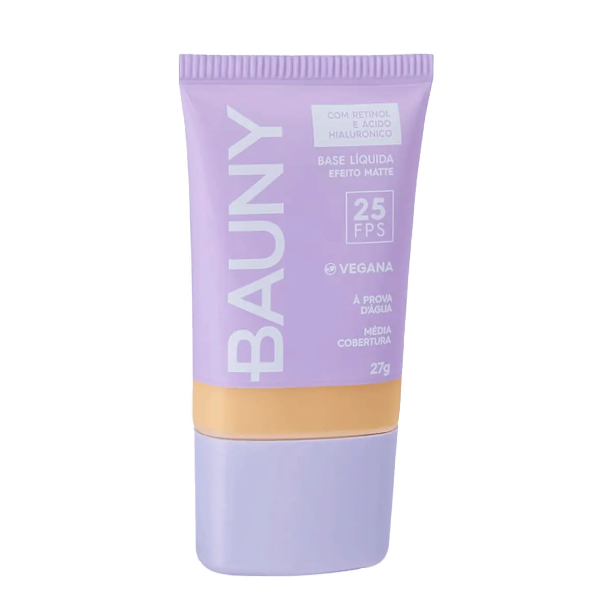 Bauny Efeito Matte - Base Facial Vegana 27g - Matte Cor 020