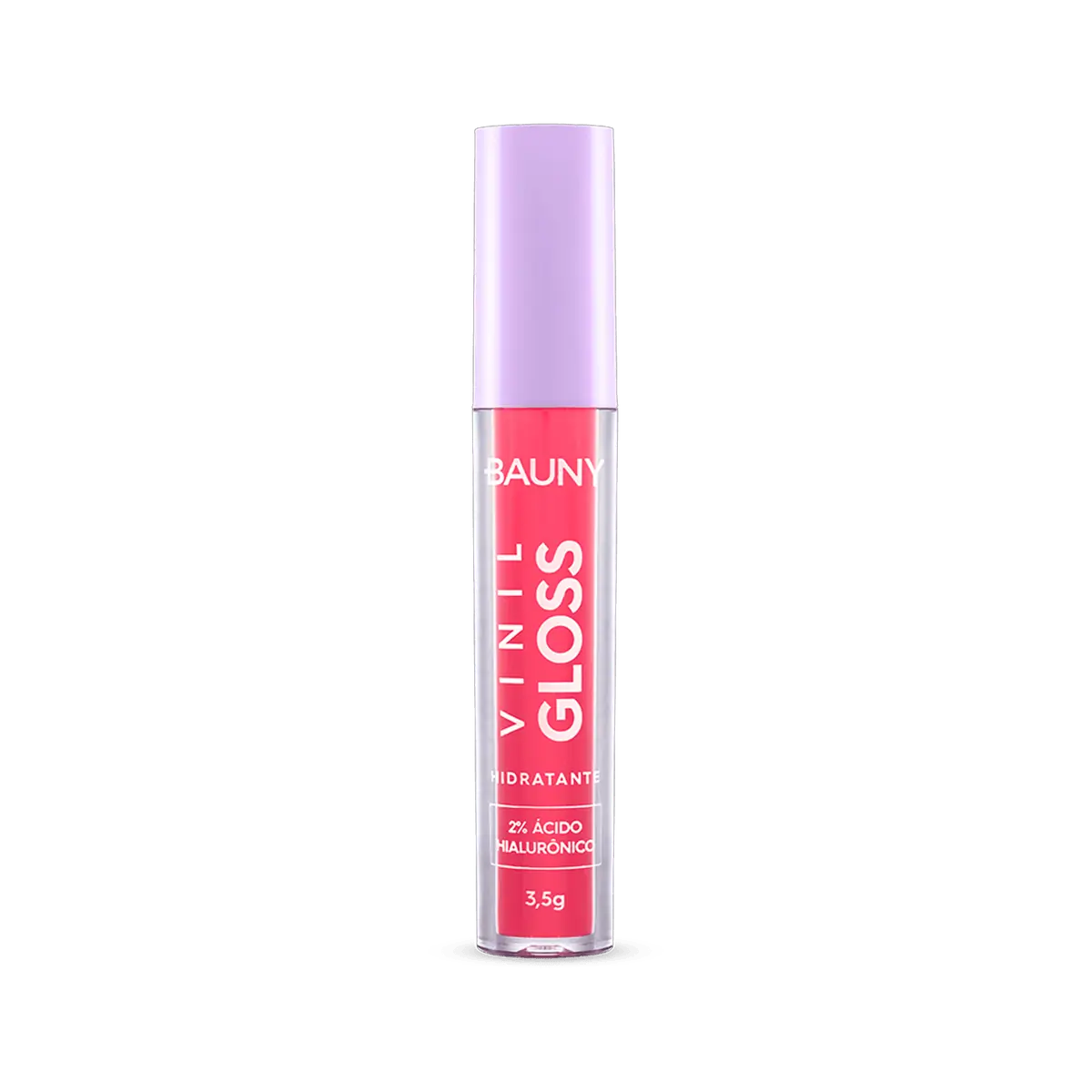 Bauny Vinil Gloss - Gloss Hidratante Labial - Fucsia-Be-Crazy