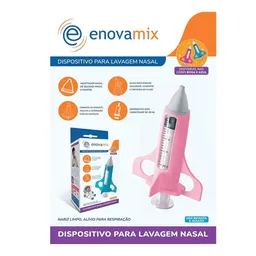 Dispositivo para Lavagem Nasal Enovamix Rosa 1 Unidade