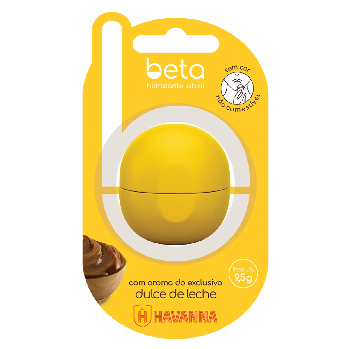Hidratante Labial Beta Havanna FPS6 Dulce De Leche 9,5g