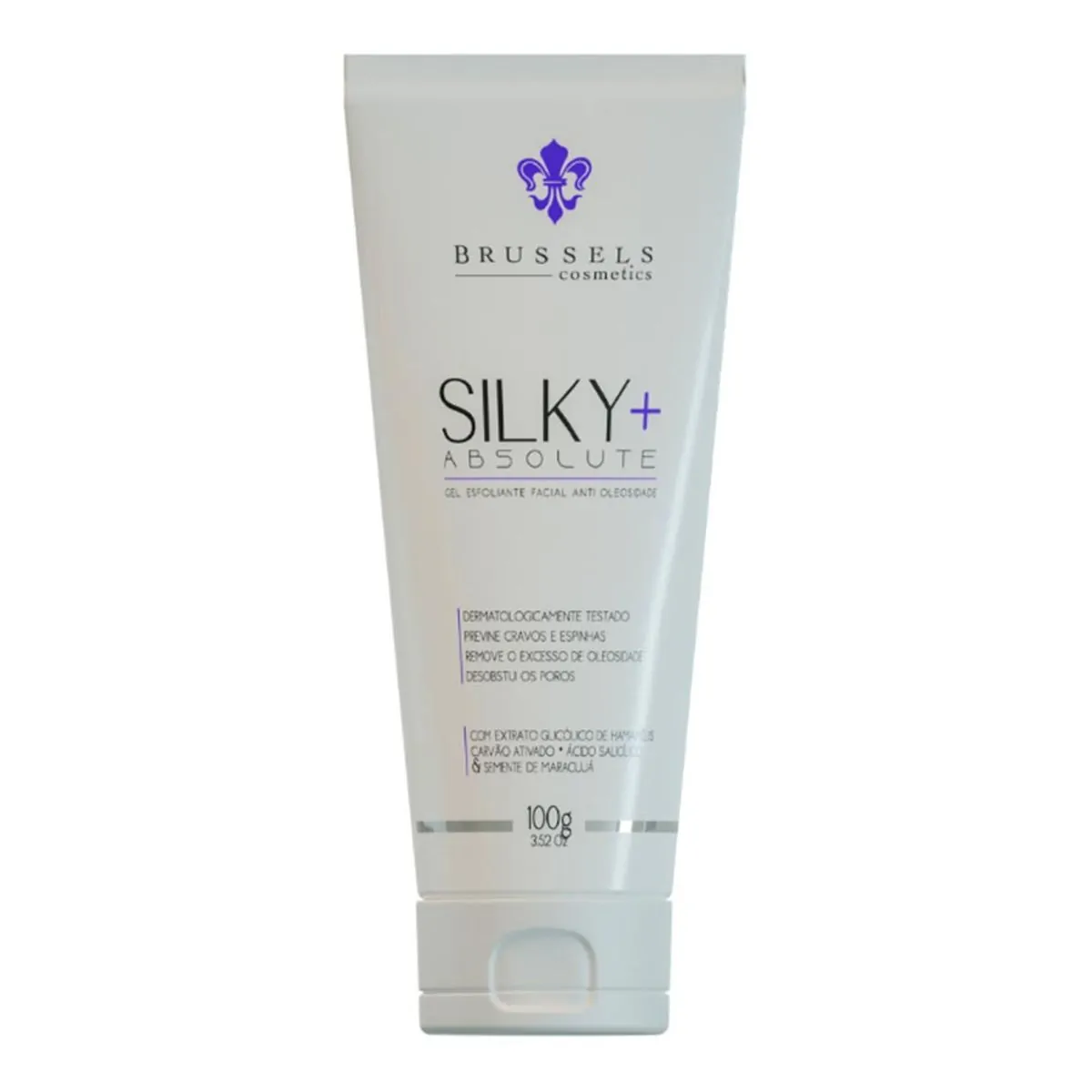 Gel Esfoliante Facial Brussels Cosmetics Silky + Absolute 100g