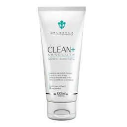 Sabonete Líquido Facial Brussels Cosmetics Clean+ Absolute 100ml