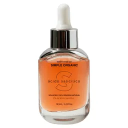 Solução Natural Facial Simple Organic Ácido Salicílico 2% 30ml
