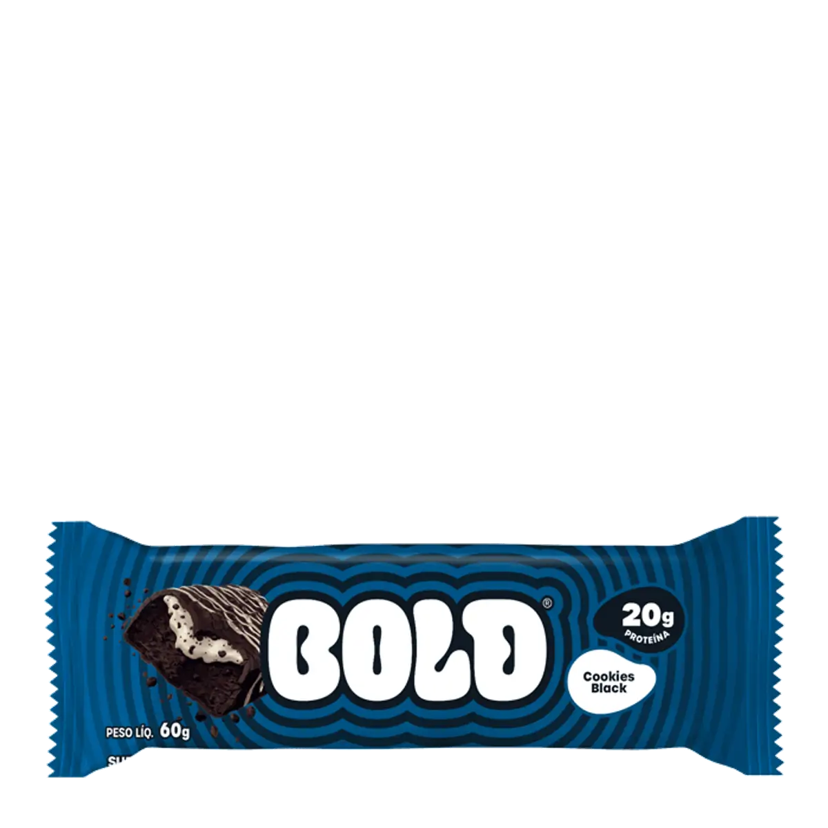 Barra de Proteína Bold Cookies Black 60g