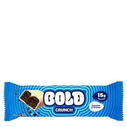 Barra de Proteína Bold Crunch Cookies e Cream 50g