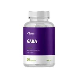 Gaba 400 mg Ácido Gamamino Butírico 60 Cápsulas BS Pharma
