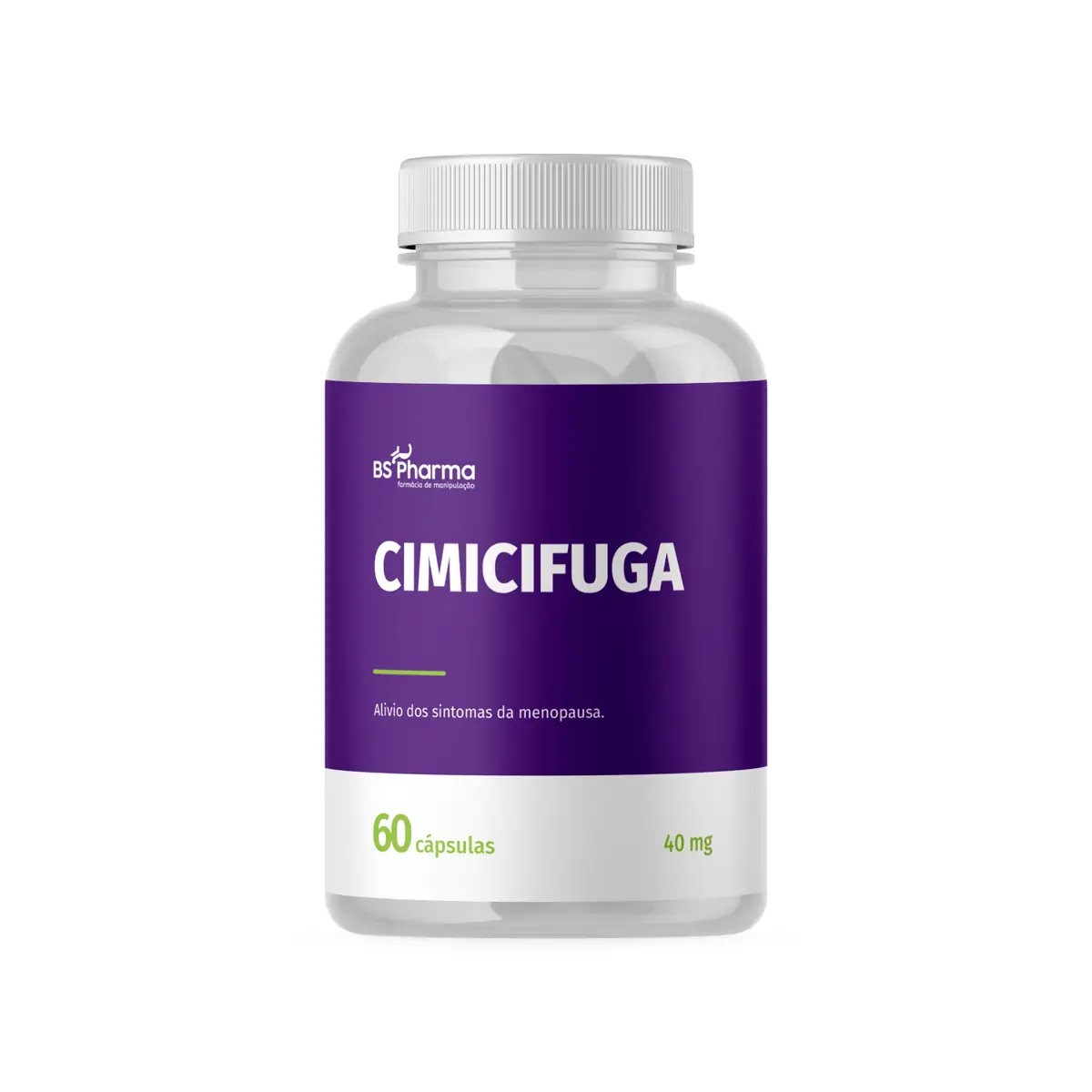 Cimicifuga 40 mg 60 Cápsulas BS Pharma