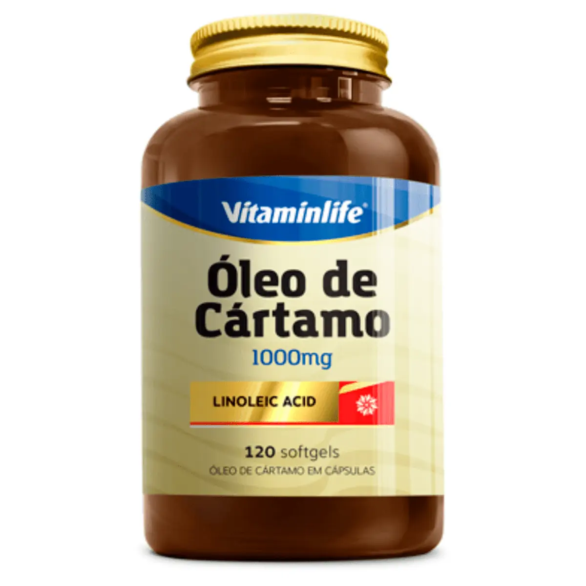 Óleo de Cártamo Vitaminlife- 120 cápsulas