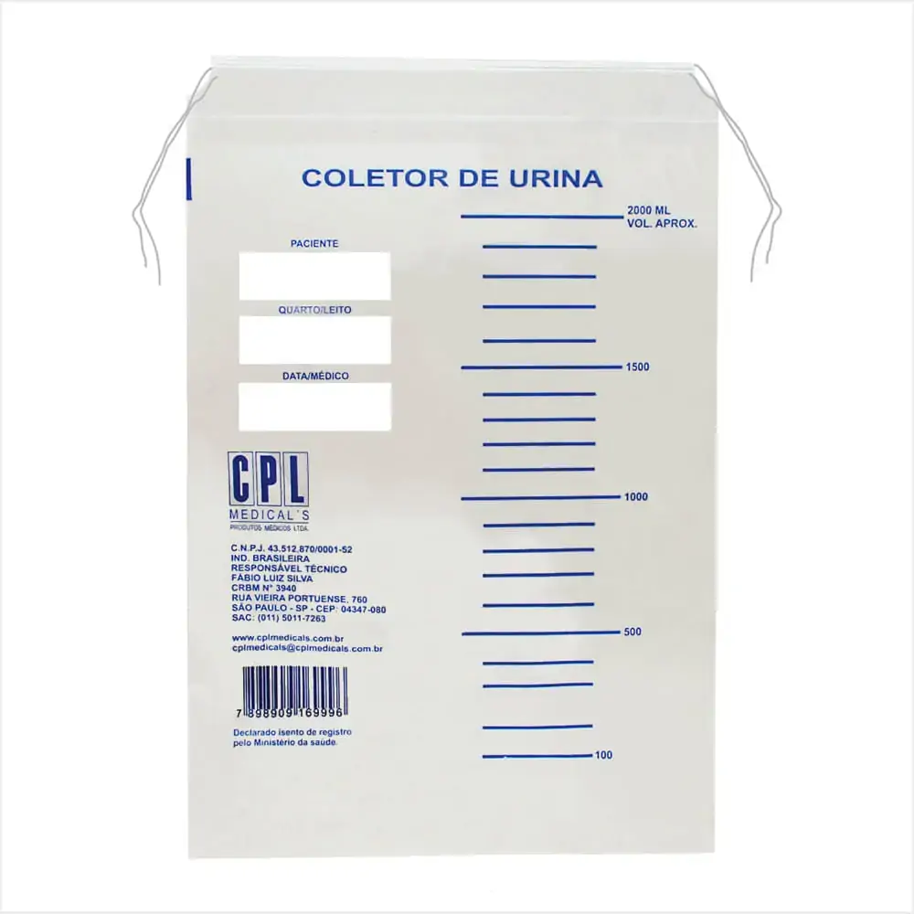 Coletor De Urina Adulto - 2000Ml - Cpl