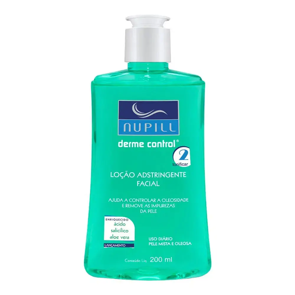 Loção Adtringente Facial Nupill Derme Control 200ml