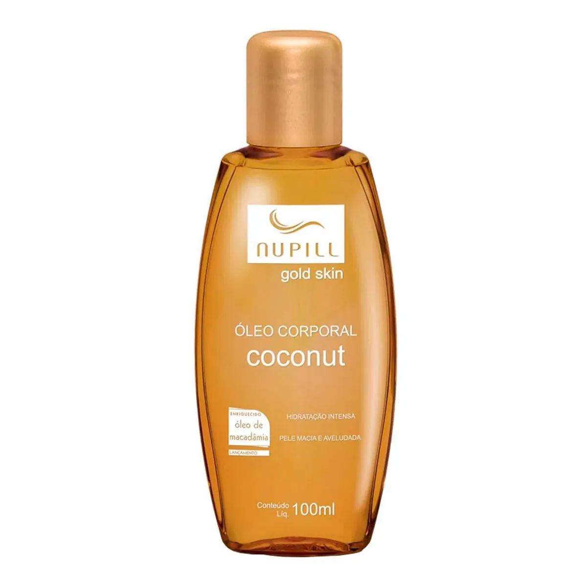 Óleo Corporal Nupill Gold Skin Coconut 100ml