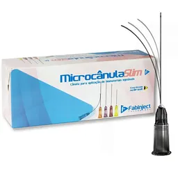 Microcanula Slim Fabinject - 22G-50 (0.70X50Mm) - 10 Unidades