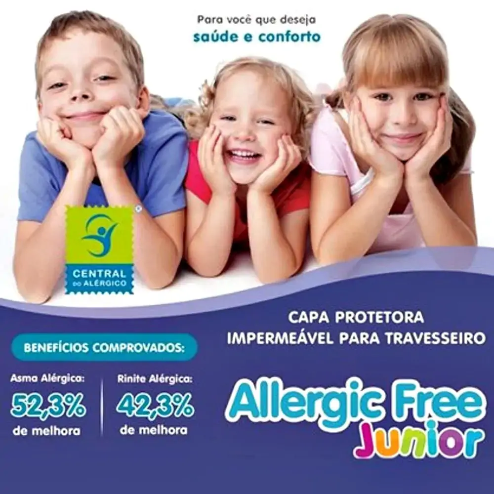 Capa Travesseiro Anti-Acaro Allergic Jr.