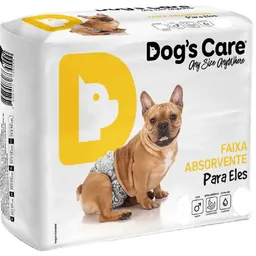 Dog s Care Fralda Higiênica Absorvente Para ELES - Pacote com 12 Unidades - GG
