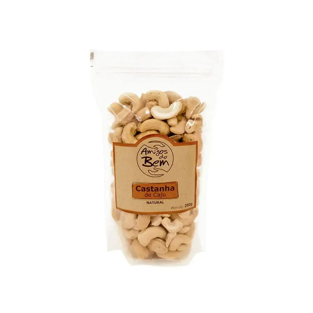 Castanhas de Caju Natural Amigos do Bem 250g