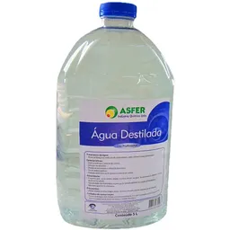 Água Destilada Asfer - 5 Litros
