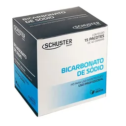 Bicarbonato 15 Sachês 600g Menta - Schuster