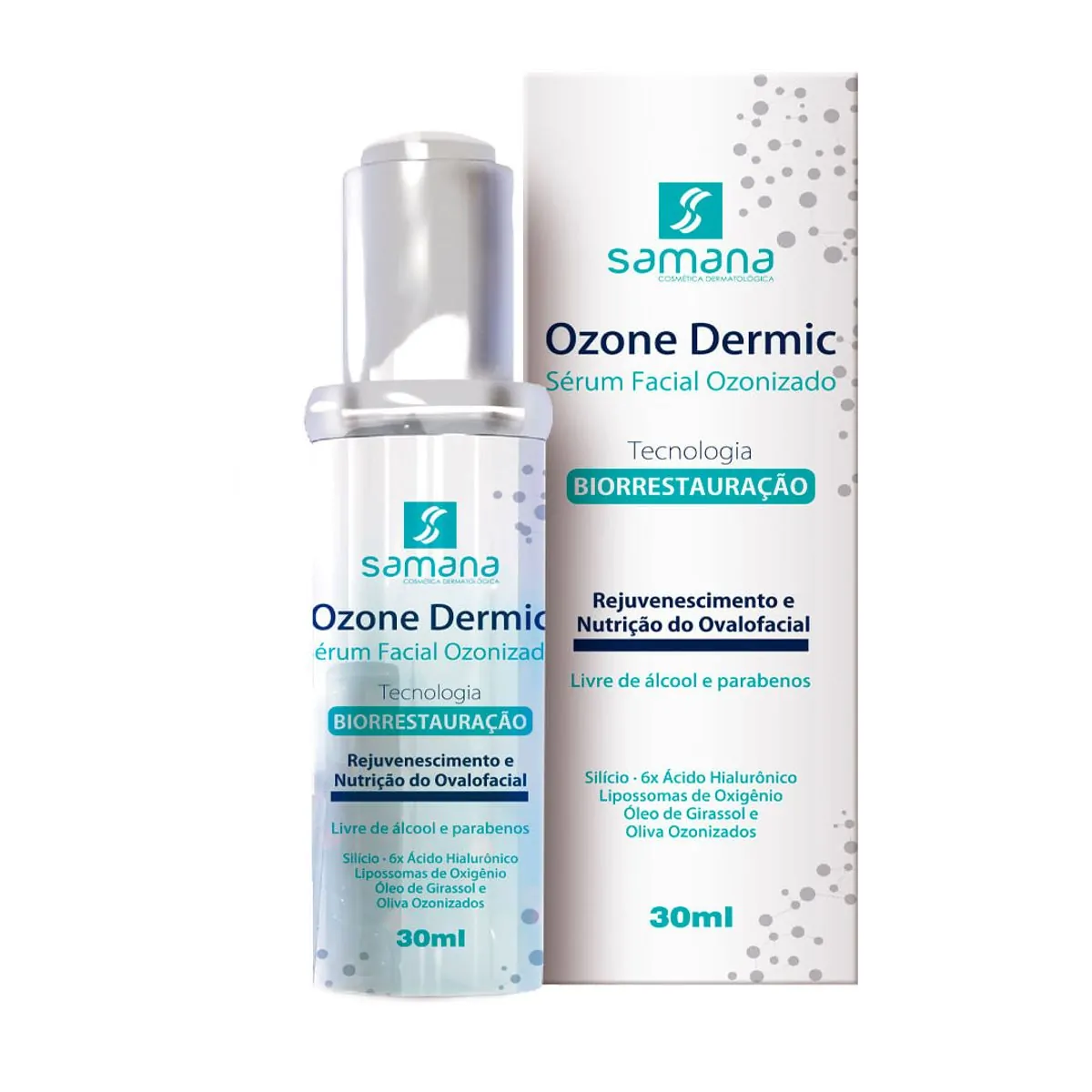 Samana Sérum Facial Ozonizado Ozone Dermic 30ml