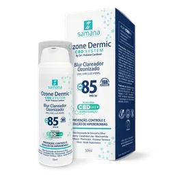 Blur Clareador com Ozônio FPS 85 Bronze Samana Ozone Dermic 50g