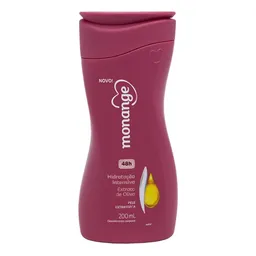 Hidratante Corporal Desodorante Monange Hidratação Intensiva Extrato de Oliva 200ml