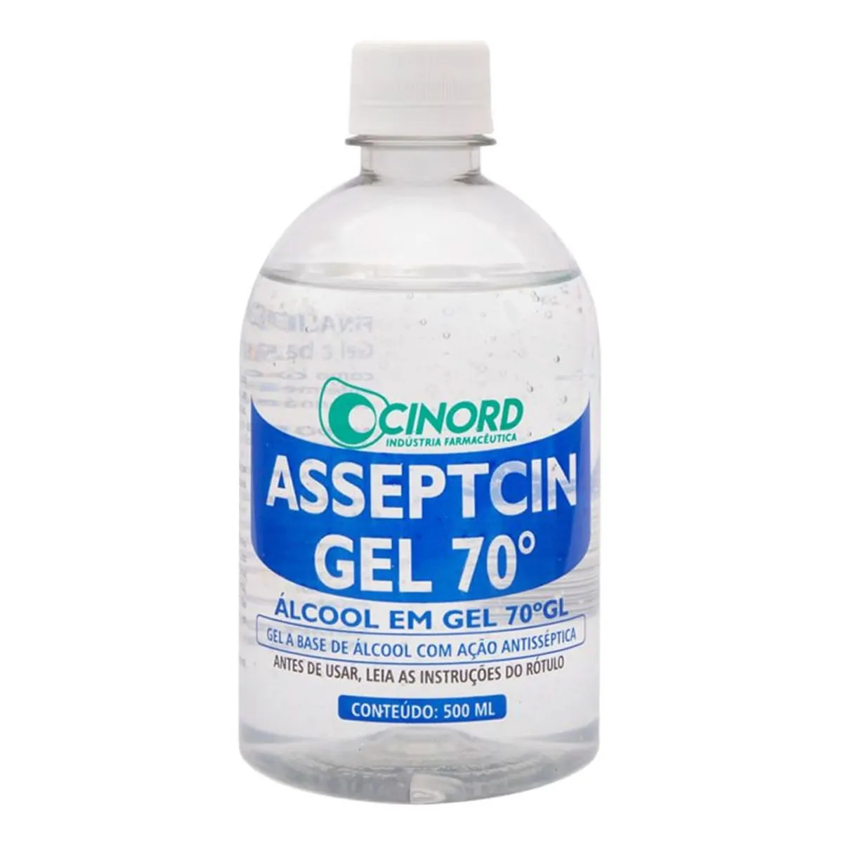 Álcool Gel 70% 500ml - Cinord