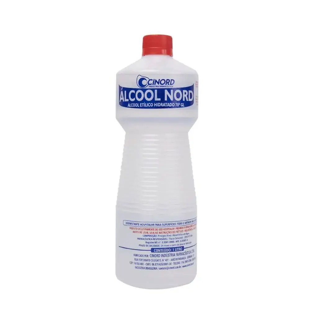 Álcool Líquido 70% 1 Litro Unidade - Álcool Líquido 70% 1 Litro Unidade