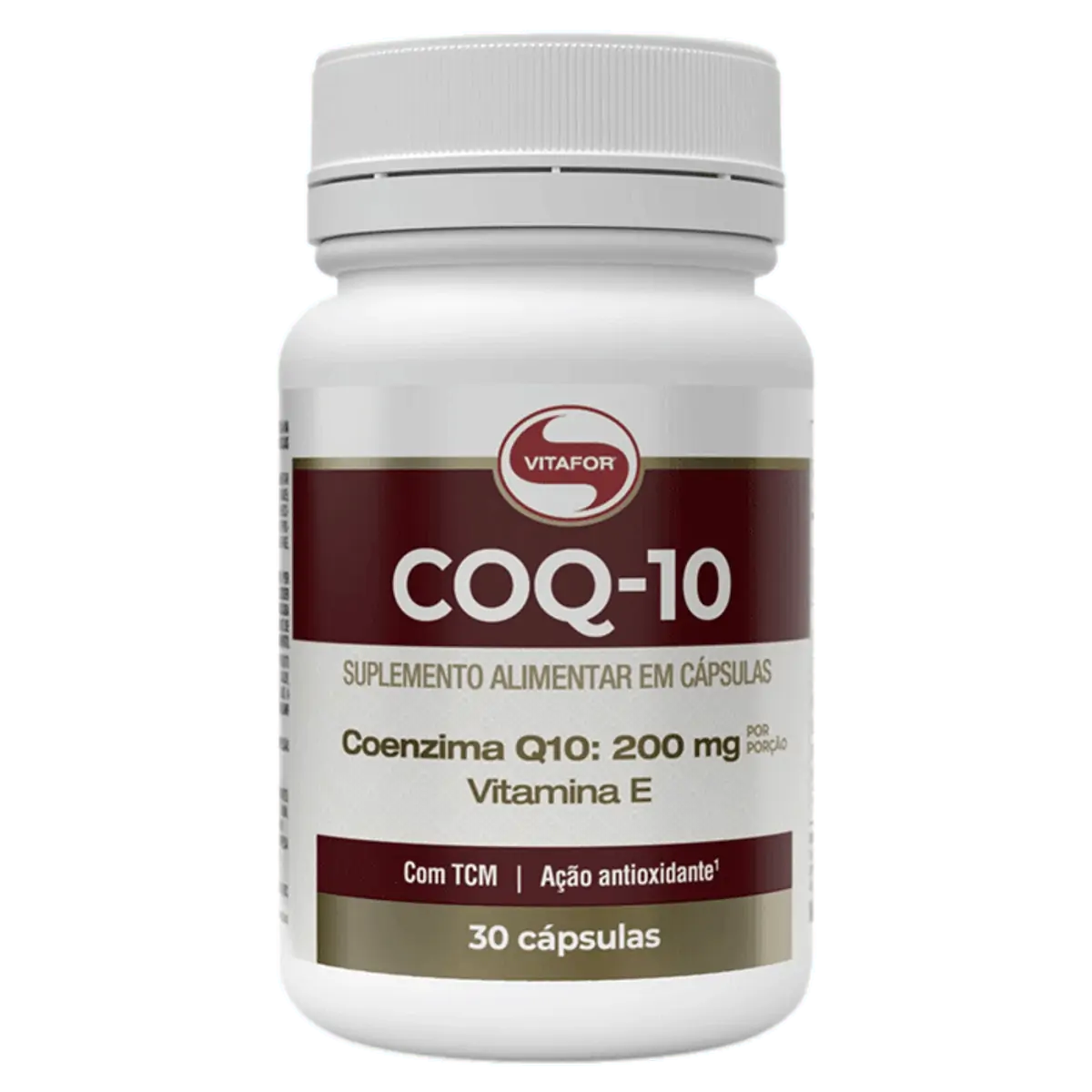 Complemento Alimentar COQ-10 Vitafor Coenzima Q10 + Vitamina E 30 Cápsulas