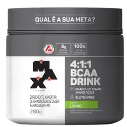 BCAA 4:1:1 Drink Limão - Max Titanium - 280g