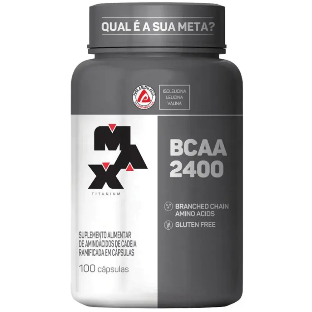 BCAA 2400 (100 cáps) - Max Titanium