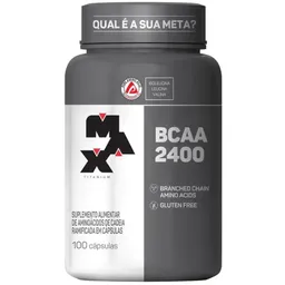 BCAA 2400 (100 cáps) - Max Titanium
