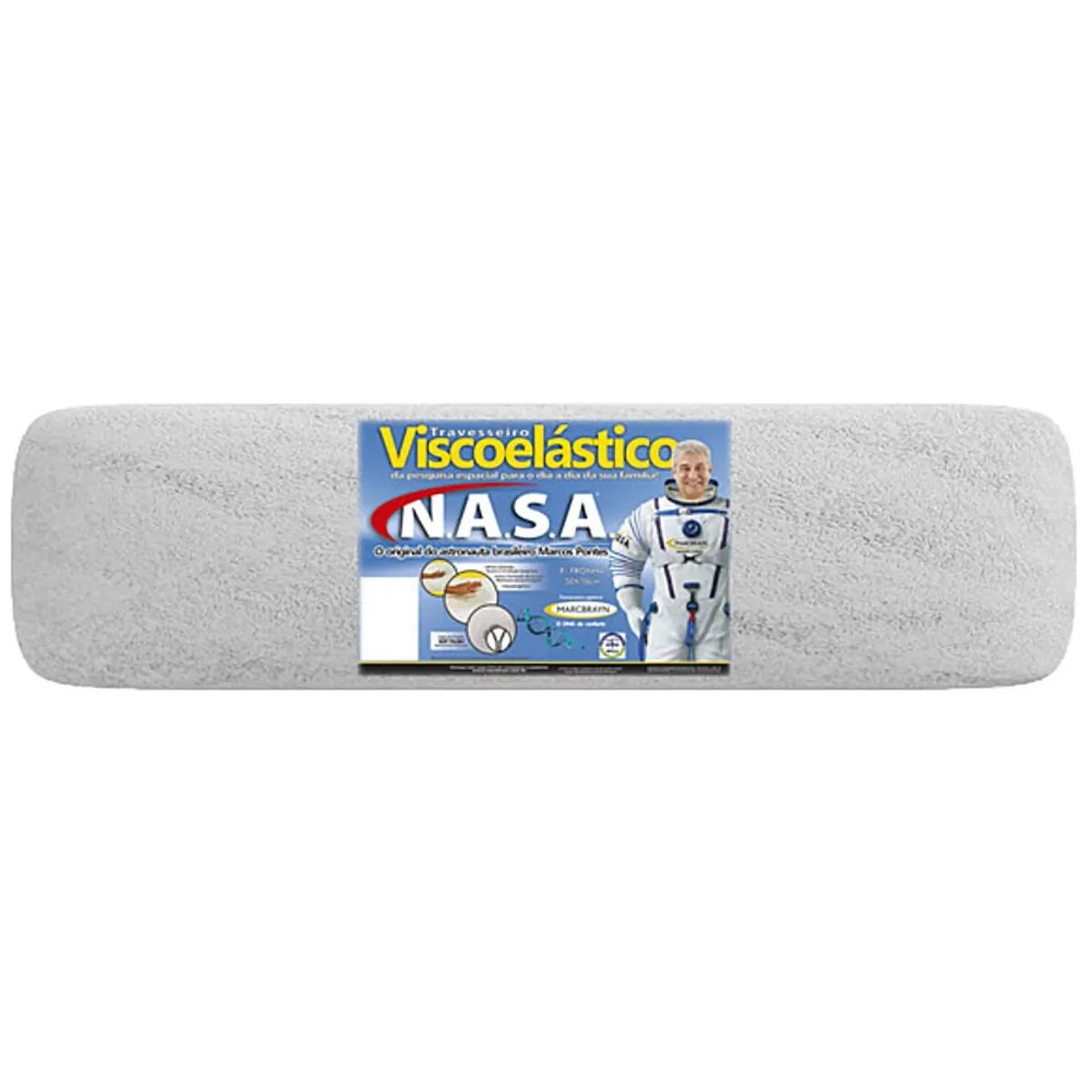 Travesseiro De Corpo Body Pillow  Nasa Marcbrayn - 135 X 40 Cm