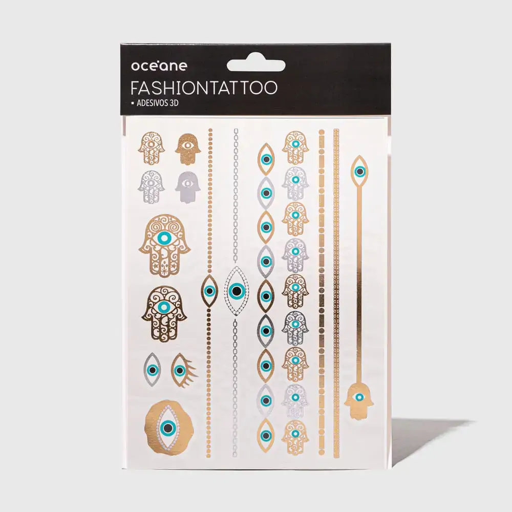 Tatuagem Temporária - Fashion Tattoo Ft7 Océane