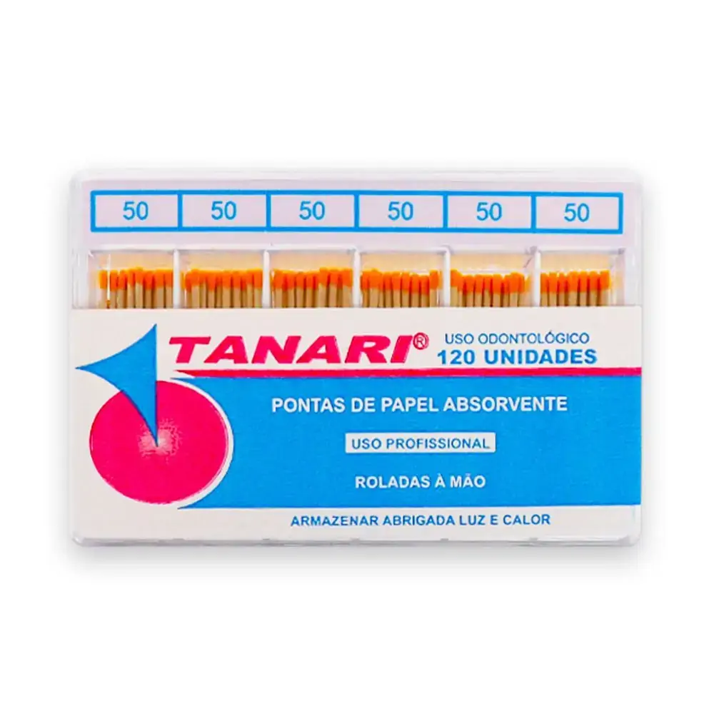 Ponta de Papel Absorvente Bulks 28mm - Tanari - 50 (Cód. 25.6331)