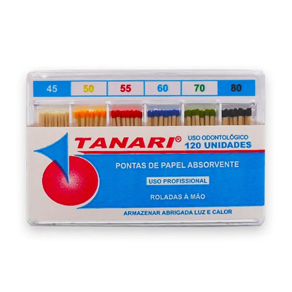Ponta de Papel Absorvente Bulks 28mm - Tanari - 45-80 (Cód. 25.6302)