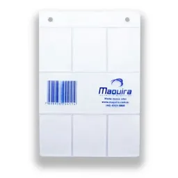 Porta Cartão Raio-X Plástico - Maquira - Porta Cartão Raio X Plástico com 14 Furos - Maquira