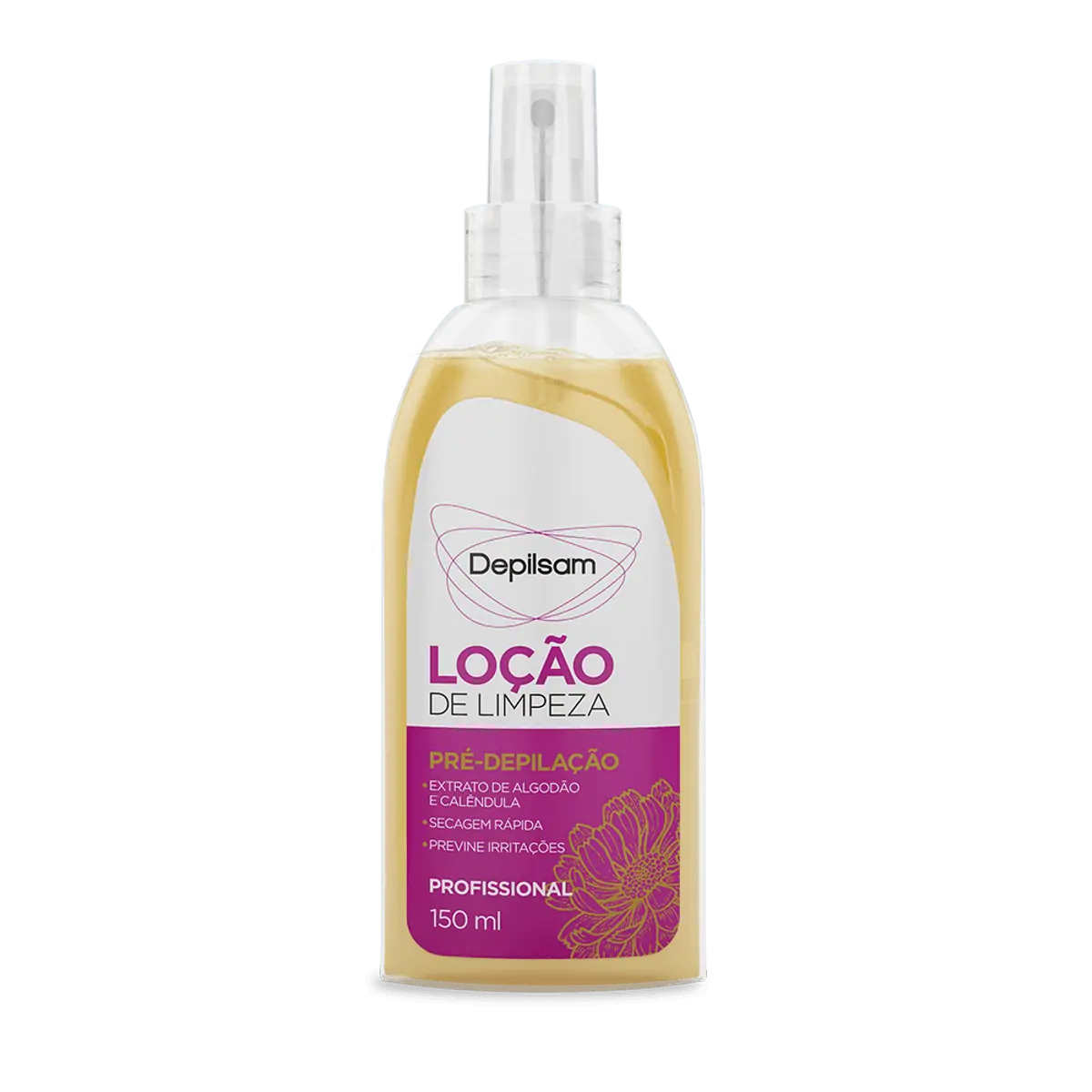 Loção de Limpeza Pré Depilação Depilsam 150Ml