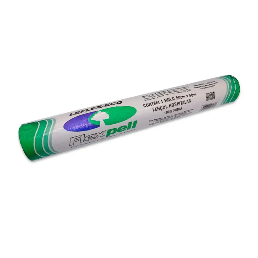 Papel Lençol Leflex Eco - Flexpell - Papel Lençol Leflex Eco 50cmx50m - Flexpell