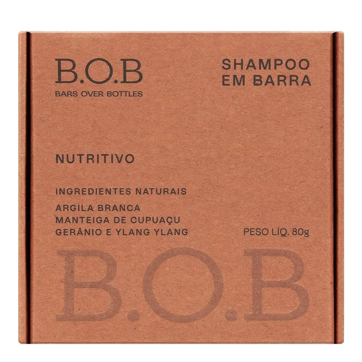 Shampoo Nutritivo Barra B.O.B 80g