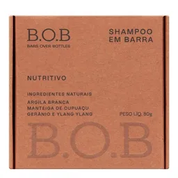 Shampoo Nutritivo Barra B.O.B 80g