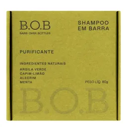 Shampoo Purificante Barra B.O.B 80g