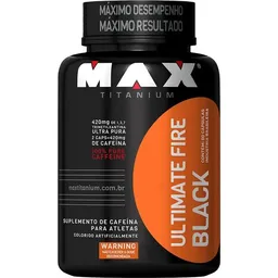 Ultimate Fire Black - 60 Cápsulas - Max Titanium - Ultimate Fire Black - 60 cápsulas - Max Titanium
