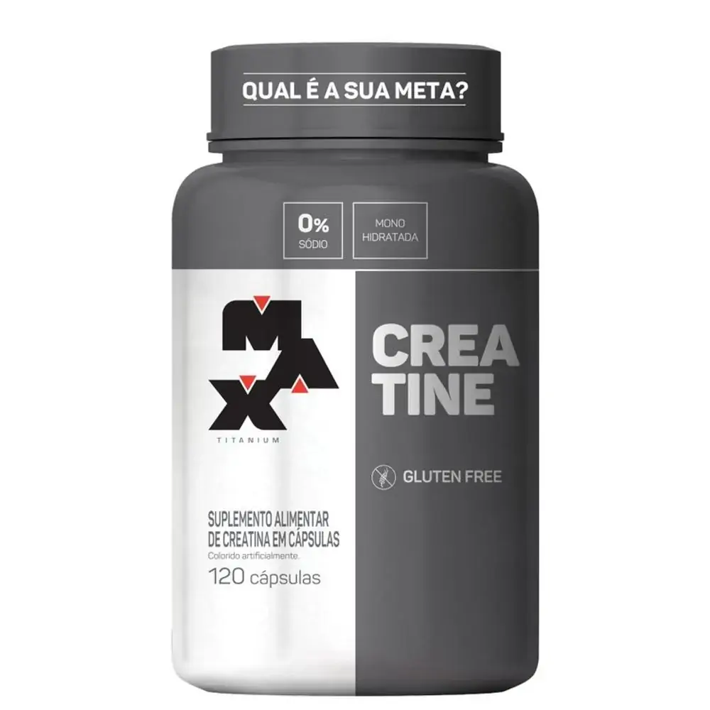 Creatina - Max Titanium - 120 Cápsulas