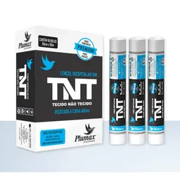 Lençol Descartável TNT em Rolo - Picotado - Plumax - 70cm x 50m