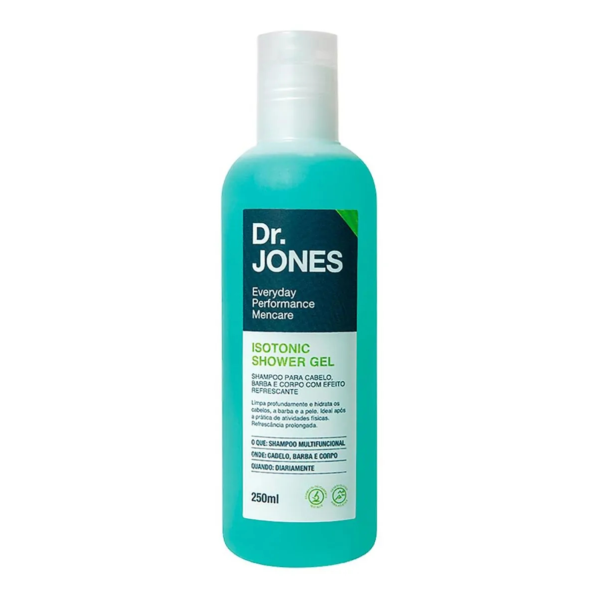 Shampoo Para Cabelo, Barba E Corpo Dr. Jones Refrescante 250ml