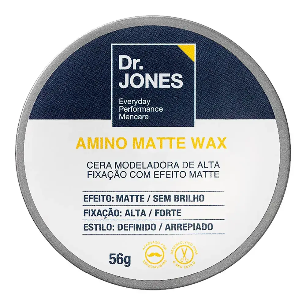 Cera Modeladora Capilar Dr. Jones Alta Fixação Efeito Matte 56g