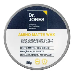 Cera Modeladora Capilar Dr. Jones Alta Fixação Efeito Matte 56g